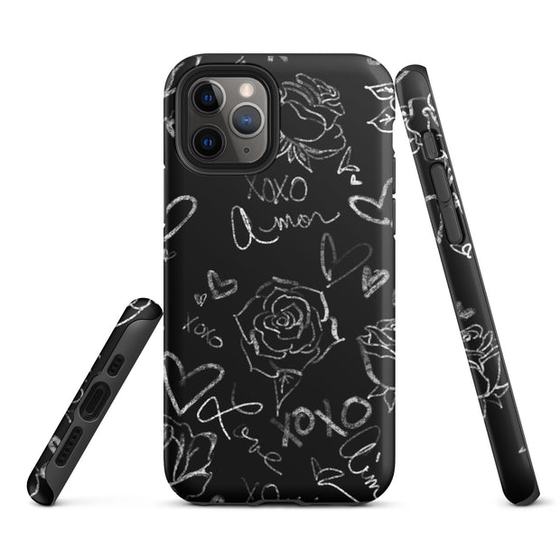 Black Rose iPhone case